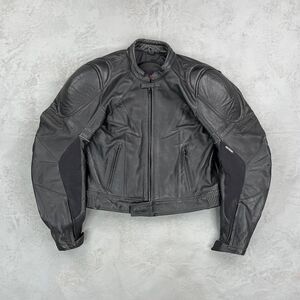 Frank Thomas Motoboss Black Leather Biker Jacket Men's EU 42, Men's XS